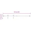 Mini Schiebetürbeschlag Set für Schranktüren 122 cm Produktbild-Vorschau 9