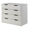Vipack Hochbett Spielbett Pino, Kiefer massiv, MDF, weiß Produktbild-Vorschau 7