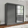 Taviro 200 cm Graphit, 2-türiger Kleiderschrank mit Produktbild-Vorschau 2