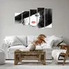 Bild auf Leinwand - Leinwandbild - Frau Gesicht Lippen - Produktbild-Vorschau 6