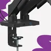Halterung für zwei Monitore SPAG122 mit USB-Anschlüssen Produktbild-Vorschau 8