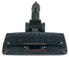 A close-up, straight-on view of a black vacuum cleaner head against a white background. Produktbild-Vorschau