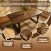 Esstisch Industrial 160x80x77cm, Nussbaum-Optik mit Produktbild-Vorschau 3