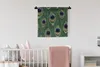 MuchoWow® Wandteppich Wandbehang Muster - Pfau - Federn Produktbild-Vorschau 1