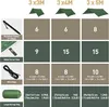 VOSOIR 3x4M Tarp Zeltplane Wasserdicht Ultraleicht 15 Öse+6 Produktbild-Vorschau 8