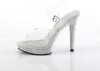 GLORY-508DM Damen Sandale von Fabulicious, Transparent EU Produktbild-Vorschau 3
