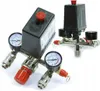 Two air compressor pressure switches with gauges are shown against a white background. Produktbild-Vorschau