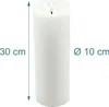 Relaxdays LED Kerze, HxD: 30 x 10 cm, flackernde Flamme, Produktbild-Vorschau 4