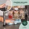 bremermann Étagère à tiroirs (2 niveaux), étagère de Voir les images du produit 4