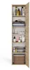 Topeshop S43 SONOMA, Eiche, Frei stehend, 6 Regale, 3 Produktbild-Vorschau 5