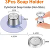 3er-Set magnetische Seifenschalen, ZYNERY Saugnapf – Produktbild-Vorschau 4