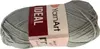 A ball of grey yarn with a label. Produktbild-Vorschau