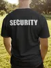 Security T Shirt Schwarz Herren Damen Security Kleidung mit Produktbild-Vorschau 4