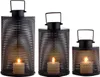 set di 3 lanterne decorative scandinave Ninda decorazione Anteprima dell’immagine prodotto 1