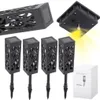 KIK KX4972 Záhradné solárne lampy 4 ks Náhľad obrázku produktu 1