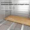 Outsunny Verzinkter Stahl Gerätehaus 2,43㎡ 213x131x192cm Produktbild-Vorschau 7