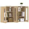 vidaXL Armoires murales 2 pcs. chêne Sonoma bois composite Voir les images du produit 4