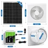 Solar Ventilator mit 8000mAh Powerbank 22W Solarlüfter Produktbild-Vorschau 2