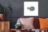 MuchoWow® Poster Pastell - Grün - Fisch 50x50 cm - Produktbild-Vorschau 2
