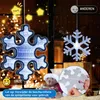 2er-Set LED Schneeflocken Fensterdeko 104 LED kaltweiß Productafbeelding-voorbeeld