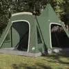 Namiot tipi vidaXL dla 5 osób, zielony Podgląd zdjęcia produktu 3