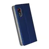 A blue flip case for a smartphone, shown at an angle against a white background. Produktbild-Vorschau