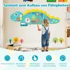 COSTWAY Dinosaurier Aktivitätswand für Kleinkinder, 11-in-1 Produktbild-Vorschau 5