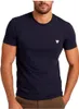 Herren Baumwolle T-Shirt Blau: Super Slim Fit mit Produktbild-Vorschau 19