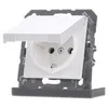 Jung SCHUKO-Steckdose, 16 A 250 V , Klappdeckel, Produktbild-Vorschau 2