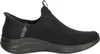 SKECHERS Slip-ins Easy Win Damen Slipper schwarz Textil Produktbild-Vorschau 11