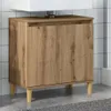 vidaXL Waschbeckenunterschrank Artisan-Eiche 58x33x60 cm Produktbild-Vorschau 2
