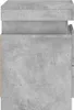 A side view of a concrete-effect nightstand. Náhled obrázku produktu
