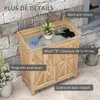 Outsunny Table de rempotage armoire de rangement de jardin Voir les images du produit 6