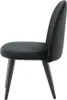 FURNLUX Kids Room Chair Velvet Black 40cm / Hauptfarbe: Produktbild-Vorschau 3