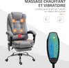 Vinsetto Beheizter Massage-Bürostuhl, ergonomischer Produktbild-Vorschau 6