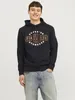 JACK & JONES JJELOGO, felpa con cappuccio, 2 colori, taglia Anteprima dell’immagine prodotto 2