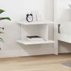 vidaXL Comodino bianco 40 x 30 x 25 cm Materiale ligneo Anteprima dell’immagine prodotto 1
