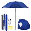 Parasol de plage Vigevee 210 cm avec piquet en spirale, Voir les images du produit 1