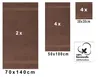 Betz 10-TLG. Handtuch-Set Gold Luxus Qualität 600g/m² 100% Produktbild-Vorschau 2