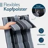 Beautissu Premium Hochlehner Auflage Kopfpolster Sun Produktbild-Vorschau 4