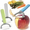 com-four® 3x Sparschäler mit Keramikklinge für Obst und Produktbild-Vorschau 1