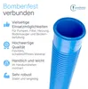 6,0m Schwimmbad Schlauch, blau Ø 38mm Produktbild-Vorschau 7