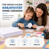 100 feuilles de papier cartonné blanc, format DIN A4, 220 Voir les images du produit 5