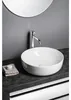 RONDEA Lavabo in Vetroceramica da appoggio Diametro 41 cm, Anteprima dell’immagine prodotto 3