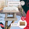 KOTARBAU® Mangeoire à Oiseaux à Suspendre Bois Naturel 26 x Voir les images du produit 7
