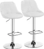 Yaheetech 2er Barhocker-Set Verstellbare Sitzhöhe 61,5 cm - Produktbild-Vorschau 1