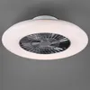 LED Ventilateur de plafond VISBY Chrome/Blanc Ø59cm - Voir les images du produit 15