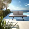tectake® ratan lounge sofa Sintra 2v1 funkce UV odolné a Náhled obrázku produktu 9