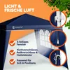 CASARIA 2x Seitenteilen für Pavillon 3x3m Blau Produktbild-Vorschau 6