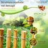 Floranica recinzione a staccionata in nocciolo castagno 5m Anteprima dell’immagine prodotto 4